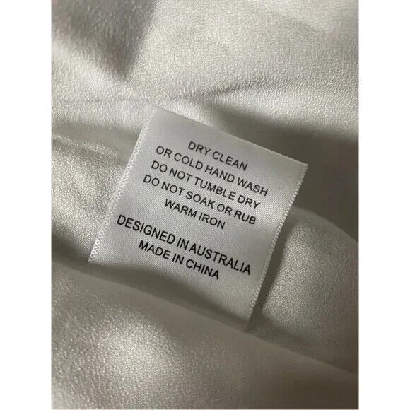 Elle Zeitoune Lily Dress in Blue/White Floral Pattern Ruched Bodycon Size L NWT! - Picture 7 of 8